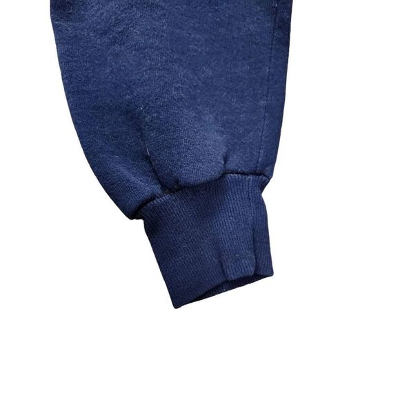 90s JERZEES Grid Tag MADE IN USA  Sweatshirt size men's XL Blue cotton blend - Picture 6 of 8